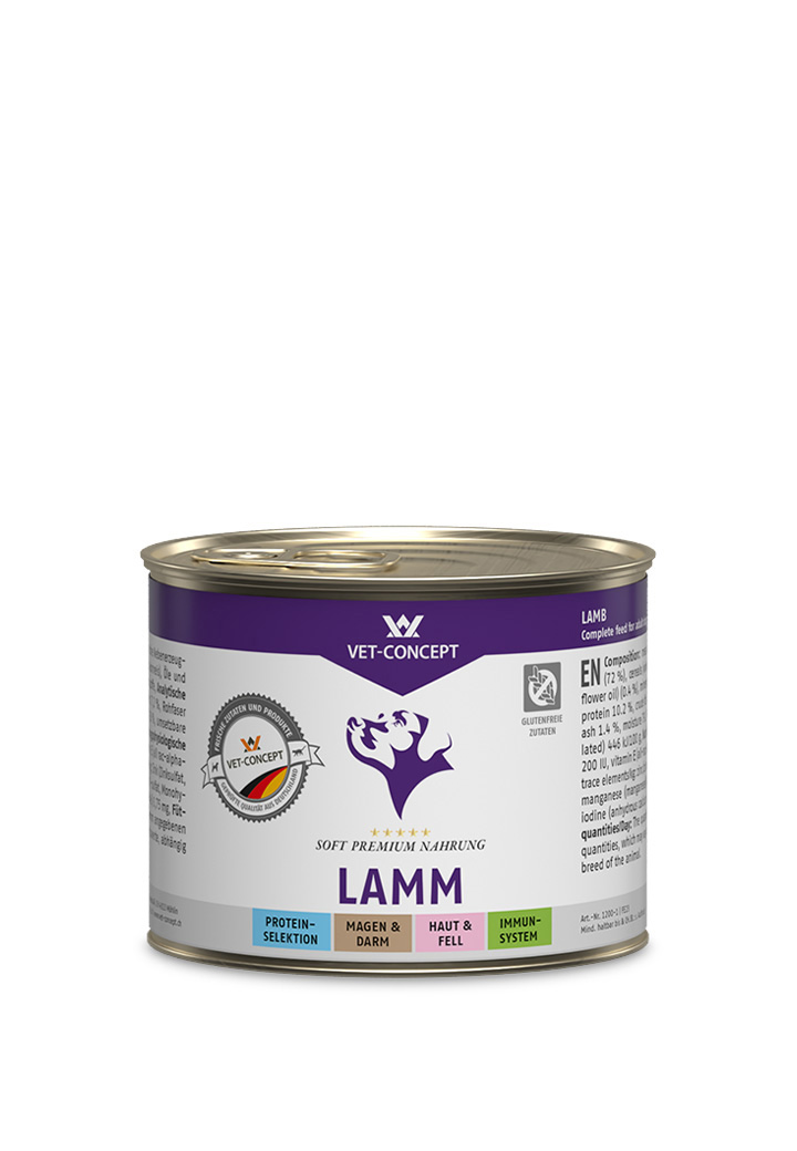 Hundemenu Lamm Fur Den Hund Von Vet Concept