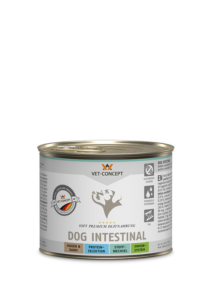 hundemenu intestinal fur den hund von vet concept
