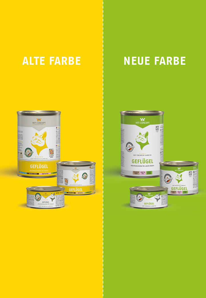 Katzenmenue Gefluegel