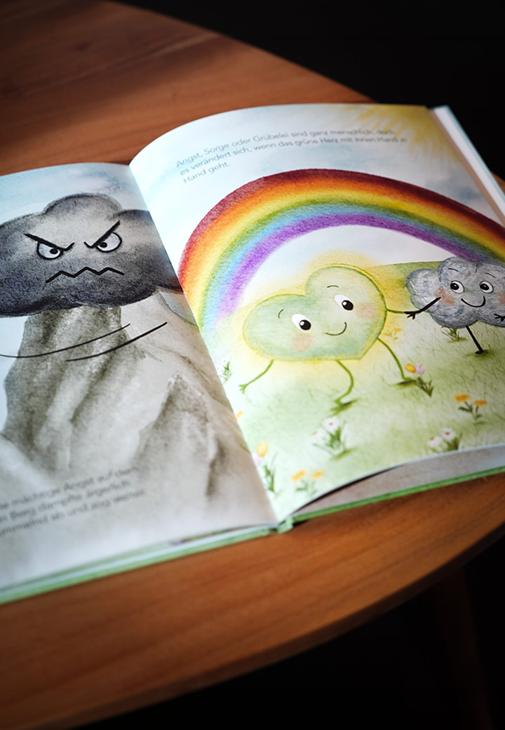 Kinderbuch Wie die kleine graue Wolke das Vertrauen fand Bild 5