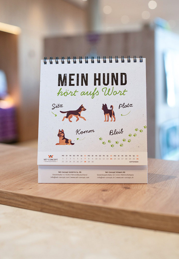 Vet-Concept Tischkalender 2025