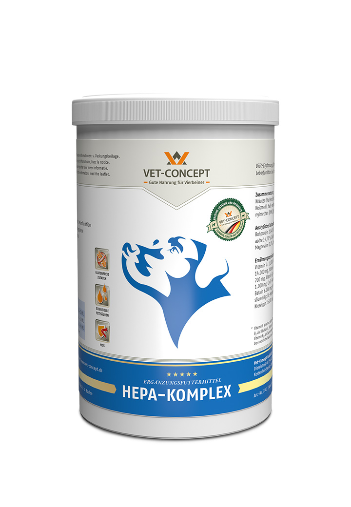 Hepa Komplex 150g 500g Fur Den Hund Von Vet Concept