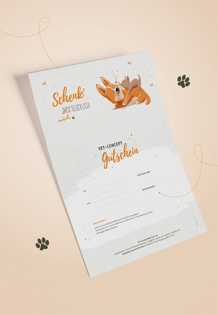 Vet-Concept Geschenkgutschein per Post Bild 2