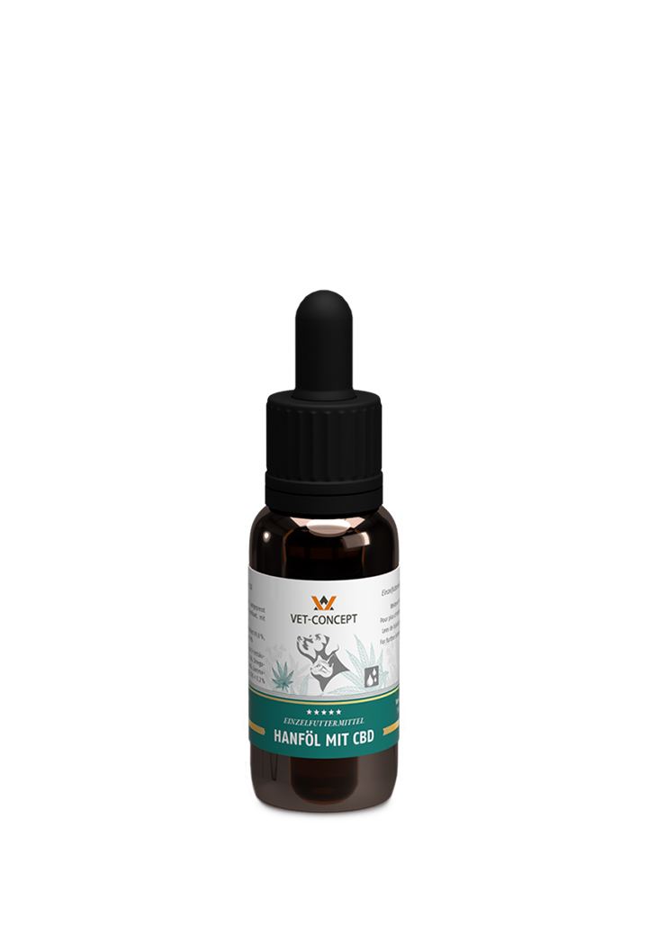 Uanset hvilken lysere Rust Hanföl mit CBD, 10ml für den Hund von Vet-Concept ▻