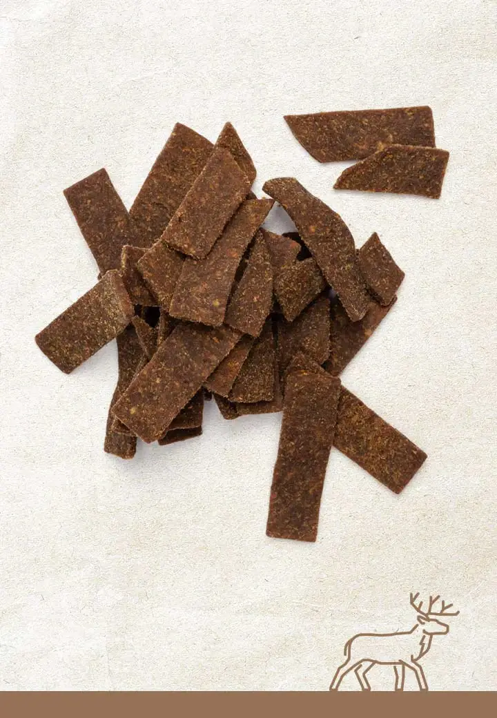 Hirschfleisch-Happen mit CBD, 50 g