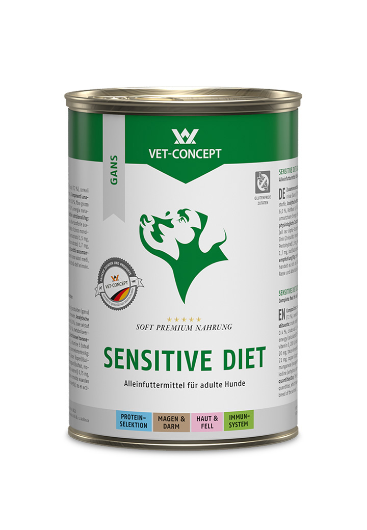 Hundemenue Sensitive Diet Gans