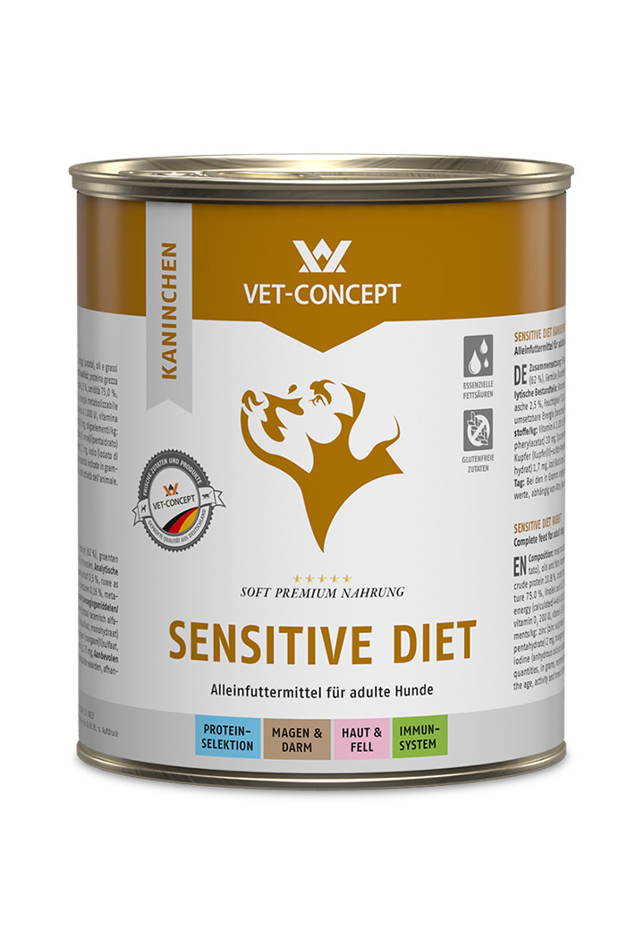 Hundemenue Sensitive Diet Kaninchen
