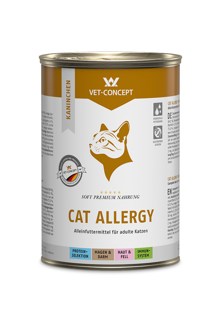 Katzenmenue Cat Allergy Kaninchen