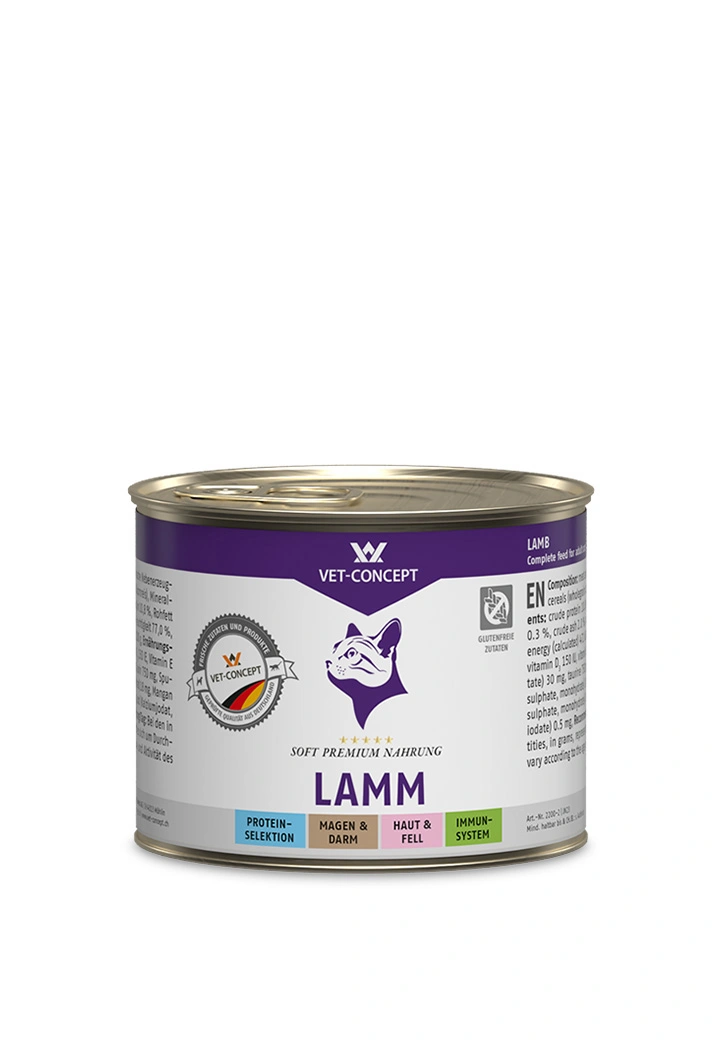 Katzenmenue Lamm