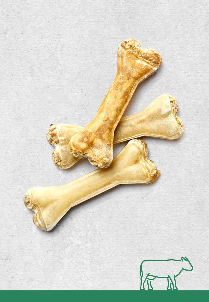 Kauknochen, 4 Stk. a 12 cm, 2 Stk. a 17 cm