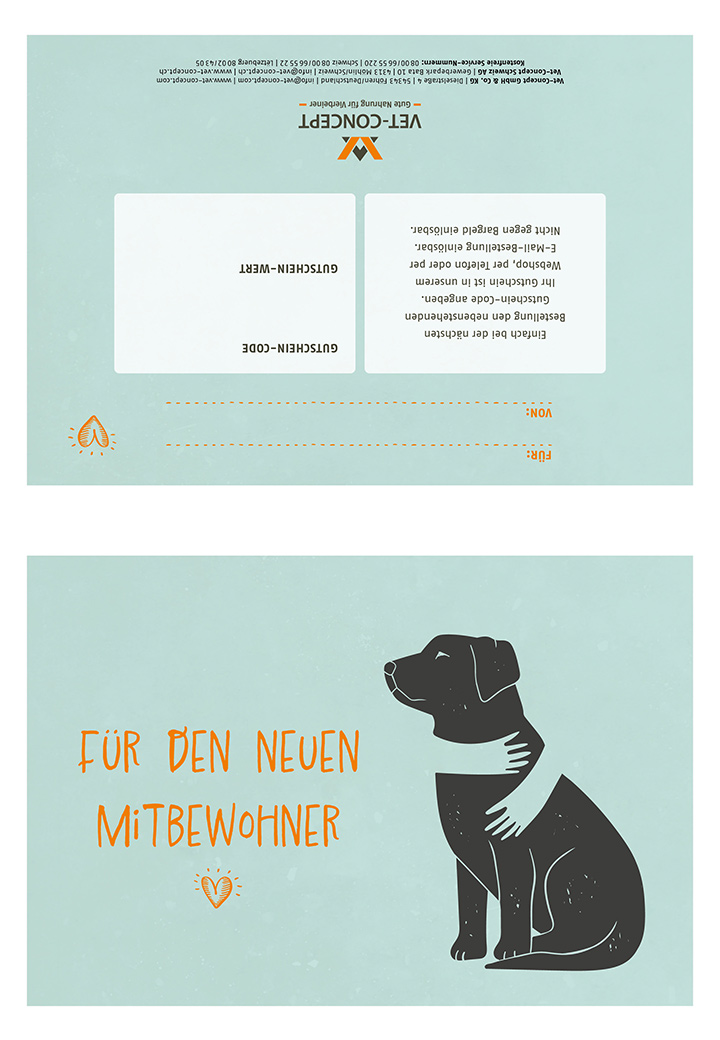 Vet-Concept Geschenkgutschein zum Ausdrucken 