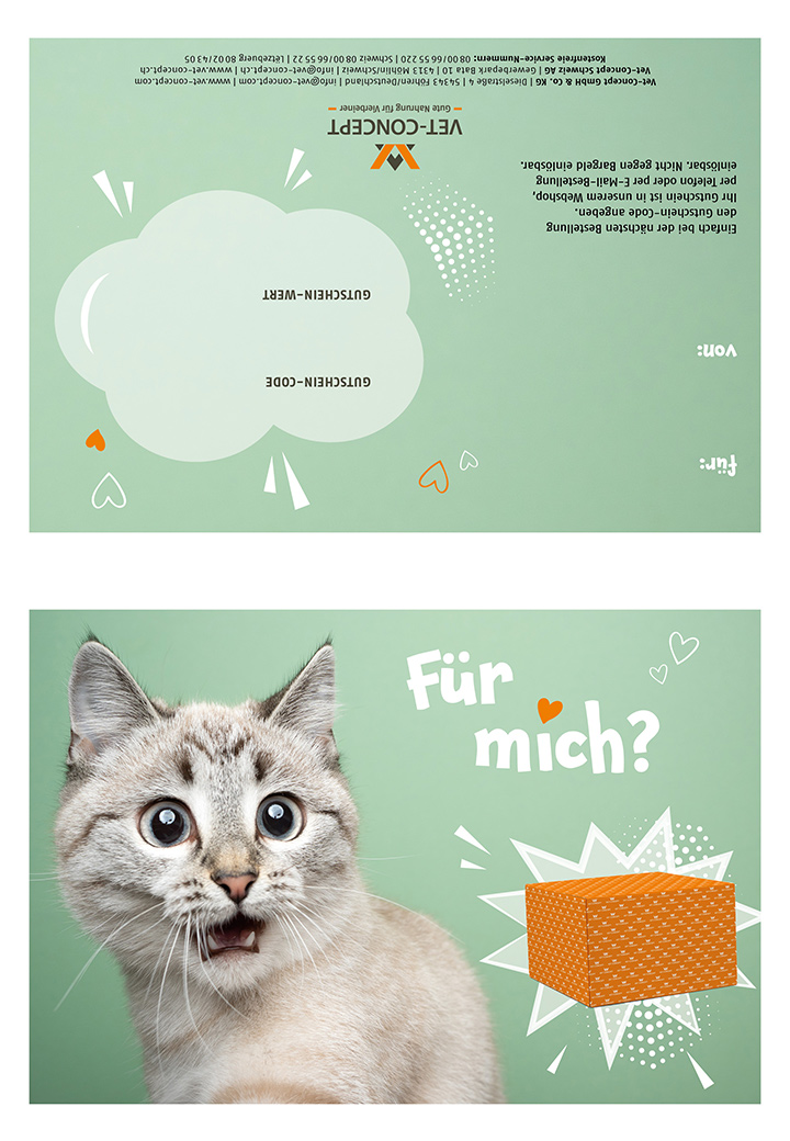 Vet-Concept Geschenkgutschein zum Ausdrucken 