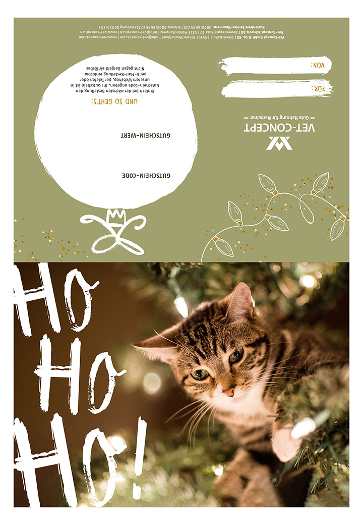 Vet-Concept Geschenkgutschein zum Ausdrucken