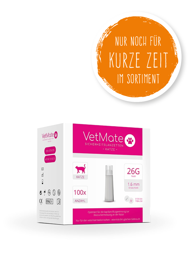 VetMate Sicherheitslanzetten Katze 26G 1.6 mm, 100 Stk.