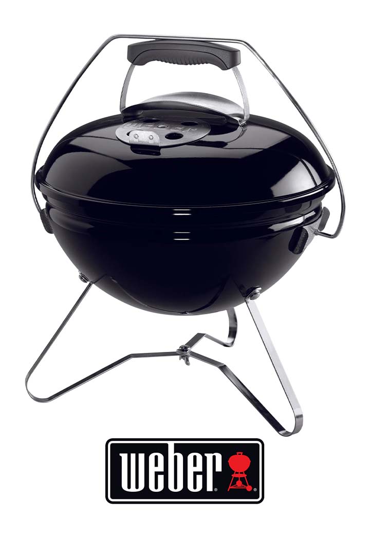 Weber Smokey Joe Premium - tragbarer Holzkohlegrill fr unterwegs