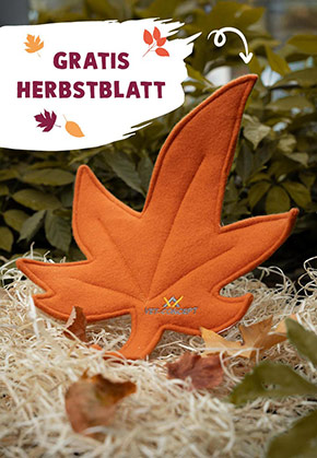 Herbstblatt orange