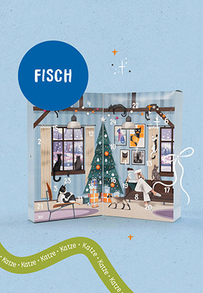 Katzen Adventskalender Fisch