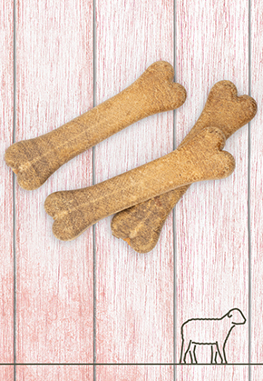 Lamm-Knochen, 3 Stk. a 12 cm, 15 cm