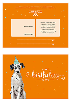 Vet-Concept Geschenkgutschein zum Ausdrucken 